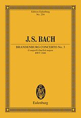 eBook (pdf) Brandenburg Concerto No. 3 G major de Johann Sebastian Bach