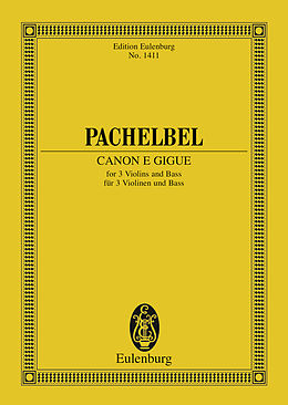 eBook (pdf) Canon e Gigue de Johann Pachelbel
