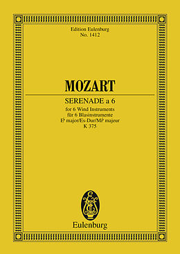 eBook (pdf) Serenade a 6 Eb major de Wolfgang Amadeus Mozart