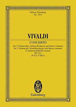 E-Book (pdf) Concerto G minor von Antonio Vivaldi