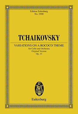 eBook (pdf) Variations on a Rococo Theme de Pyotr Ilyich Tchaikovsky