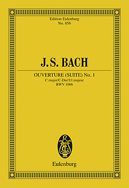 E-Book (pdf) Ouverture (Suite) No. 1 C major von Johann Sebastian Bach