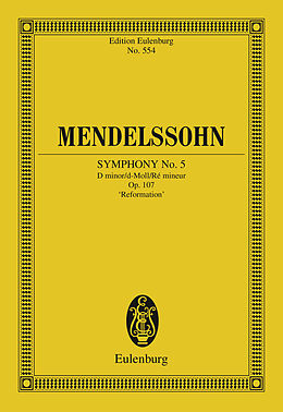 E-Book (pdf) Symphony No. 5 D minor von Felix Mendelssohn Bartholdy