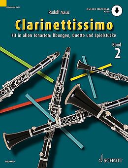 Rudolf Mauz Notenblätter Clarinettissimo Band 2 (+Online Audio)