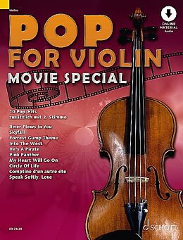  Notenblätter Pop for Violin - Movie Special (+Online Audio)