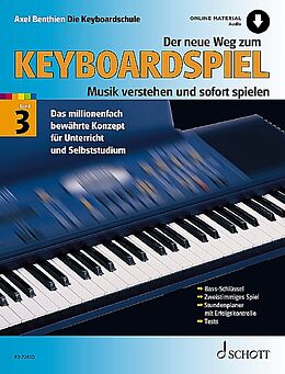 Axel Benthien Notenblätter Der neue Weg zum Keyboardspiel Band 3 (+Online Audio)