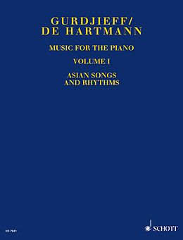 E-Book (pdf) Music for the Piano Volume I von Georges Ivanovich Gurdjieff, Thomas de Hartmann
