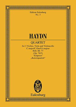 E-Book (pdf) String Quartet C major, Emperor von Joseph Haydn