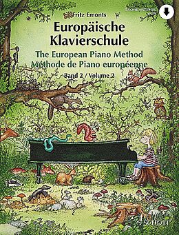 Fritz Emonts Notenblätter Europäische Klavierschule Bd 2 (+OnlineAudio)