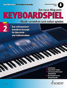 Axel Benthien Notenblätter Der neue Weg zum Keyboardspiel Band 2 (+online audio)