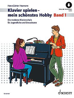 Hans-Günter Heumann Notenblätter Klavierspielen mein schönstes Hobby Band 1 (+Online Audio)
