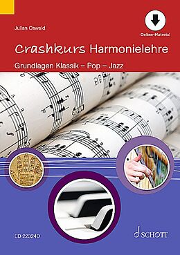 Kartonierter Einband Crashkurs Harmonielehre von Julian Oswald