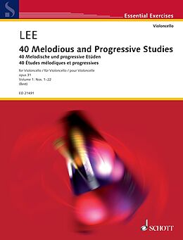 eBook (pdf) 40 Melodious and Progressive Studies de Sebastian Lee