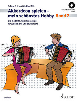 Hans-Günther Kölz Notenblätter Akkordeon spielen mein schönstes Hobby Band 2
