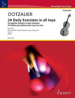 E-Book (pdf) 24 Daily Exercises in all keys von Justus Johann Friedrich Dotzauer