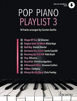  Notenblätter Pop Piano Playlist Band 3 (+Online Audio)