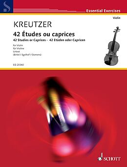 E-Book (pdf) 42 Studies or Caprices von Rodolphe Kreutzer