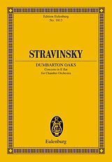 eBook (pdf) Concerto in Eb 'Dumbarton Oaks' de Igor Stravinsky