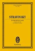 E-Book (pdf) Concerto in Eb "Dumbarton Oaks" von Igor Stravinsky