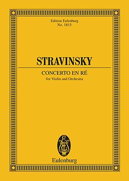 E-Book (pdf) Concerto en ré von Igor Stravinsky