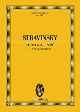 E-Book (pdf) Concerto en ré von Igor Stravinsky