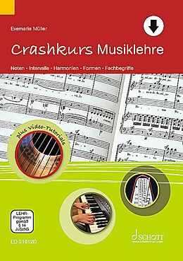 Kartonierter Einband Crashkurs Musiklehre von Evemarie Müller