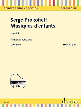Serge Prokofieff Notenblätter Musique denfants op. 65