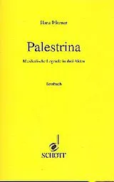 Hans Pfitzner Notenblätter Palestrina