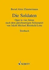 Bernd Alois Zimmermann Notenblätter Die Soldaten