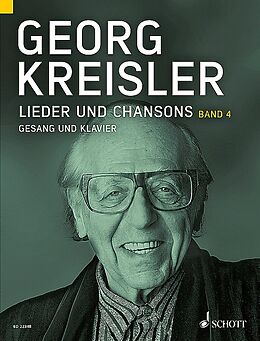 Georg Kreisler Notenblätter Lieder und Chansons Band 4