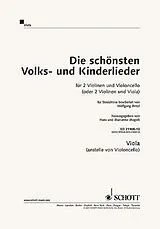  Notenblätter Die schönsten Volks- und Kinderlieder