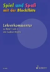 Gudrun Heyens Notenblätter Spiel und Spass mit der Blockflöte