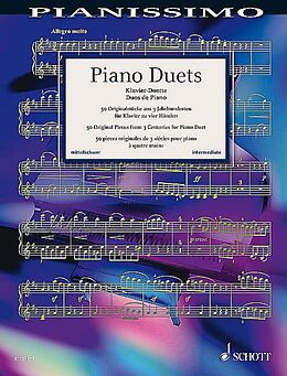  Notenblätter Piano Duets