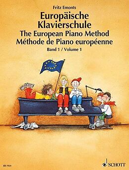 Loseblatt Europäische Klavierschule von Fritz Emonts