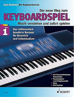 Axel Benthien Notenblätter Der neue Weg zum Keyboardspiel Band 1
