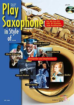 Loseblatt Play Saxophone in Style of ... von 