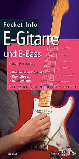 Paperback Pocket-Info E-Gitarre und E-Bass von Hugo Pinksterboer