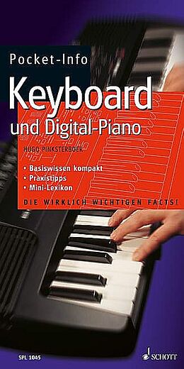 Paperback Pocket-Info Keyboard und Digital-Piano von Hugo Pinksterboer