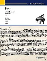 Johann Sebastian Bach Notenblätter Inventionen BWV772-786