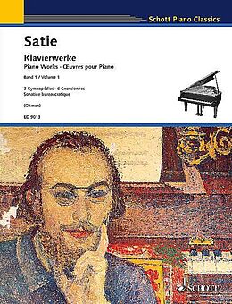 Erik Satie Notenblätter Klavierwerke Band 1