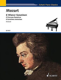 Wolfgang Amadeus Mozart Notenblätter 6 Wiener Sonatinen