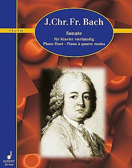 Johann Christoph Friedrich Bach Notenblätter Sonate A-Dur