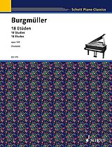 Johann Friedrich Franz (Frédéric) Burgmüller Notenblätter 18 Etüden op.109