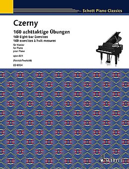 Carl Czerny Notenblätter 160 achttaktige Übungen op.821
