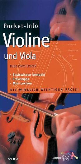 Hugo Pinksterboer Notenblätter Pocket-Info Violine und Viola