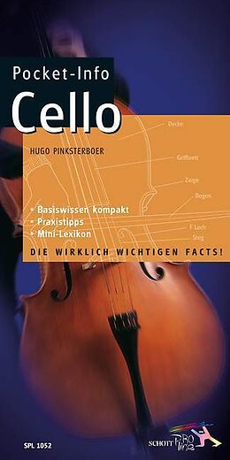 Kartonierter Einband (Kt) Pocket-Info Cello von Hugo Pinksterboer