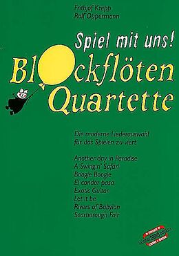  Notenblätter Spiel mit uns Blockflötenquartette (Band 5, grün)