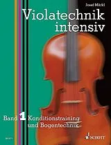 Josef Märkl Notenblätter Violatechnik intensiv Band 1