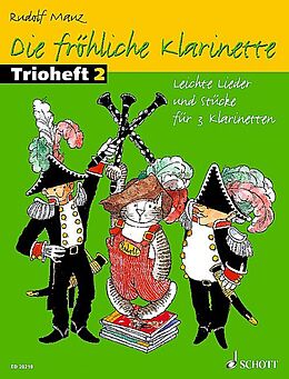 Rudolf Mauz Notenblätter Die fröhliche Klarinette Band 2 - Trioheft