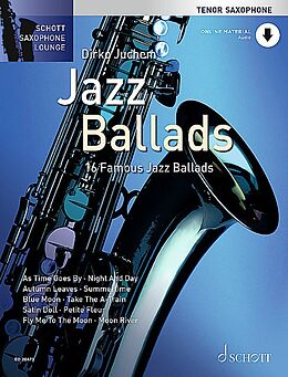Kartonierter Einband Jazz Ballads (+Download) - für Tenorsaxophon von 